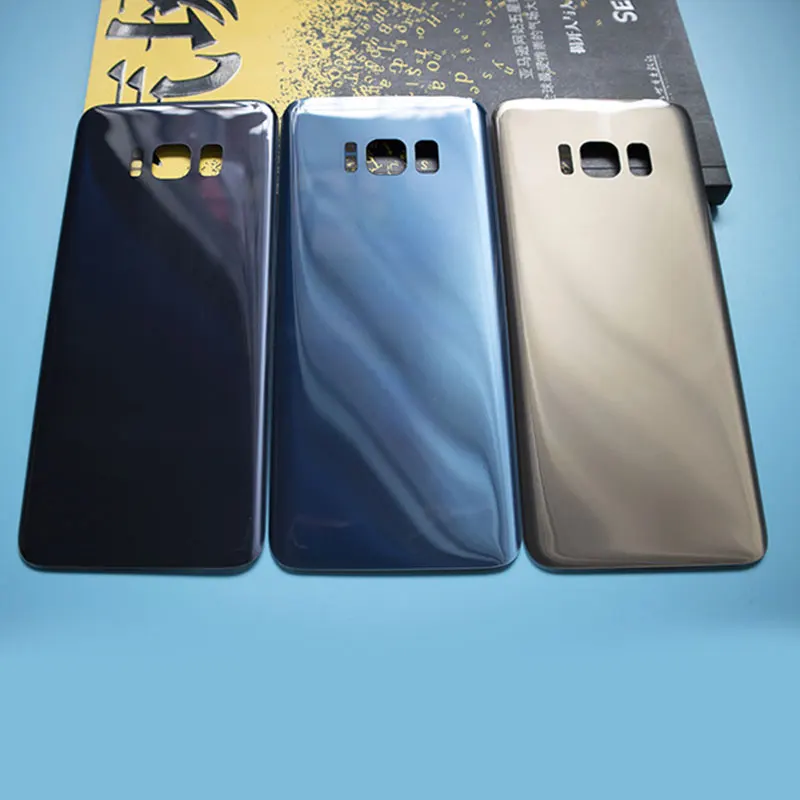 Задняя стеклянная крышка корпуса для Samsung Galaxy S8 G950 G950f сменная аккумулятора Plus G955F