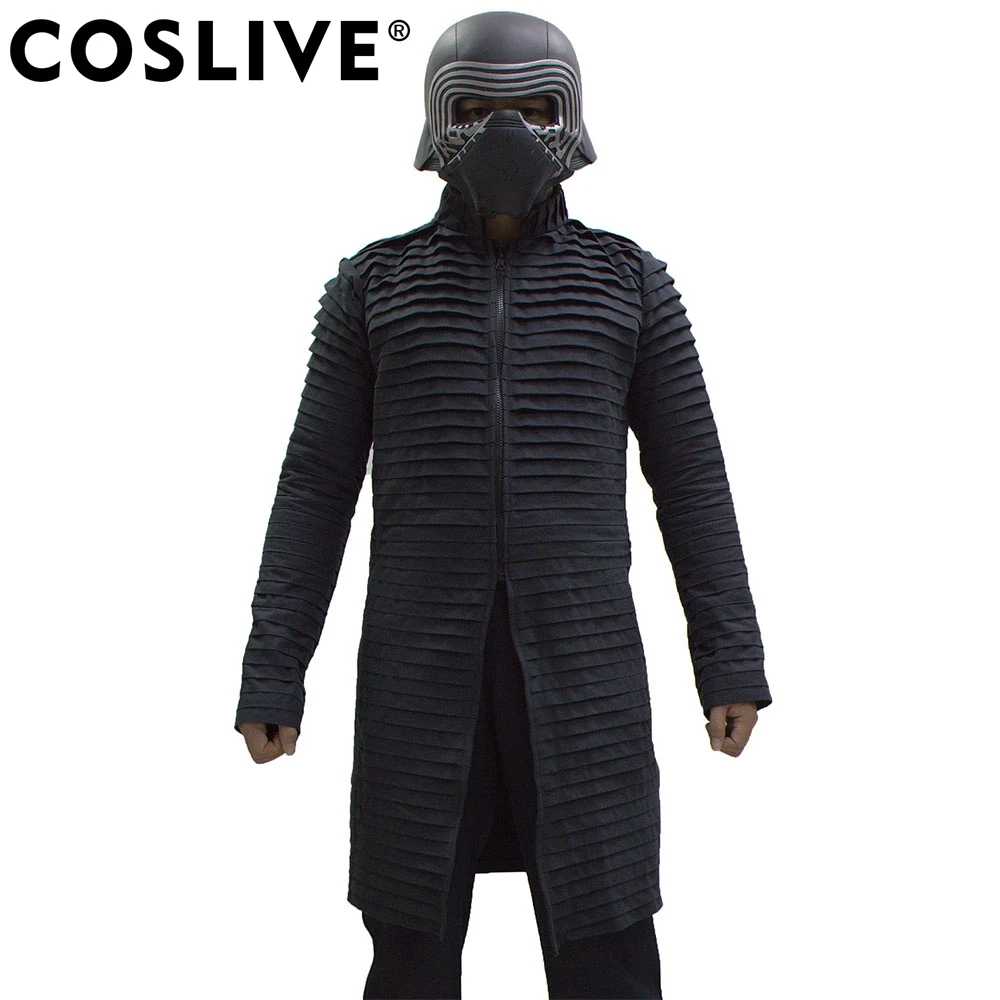 Coslive Kylo Ren Внутренняя Туника костюм Звездные войны VII Пробуждение силы Косплей