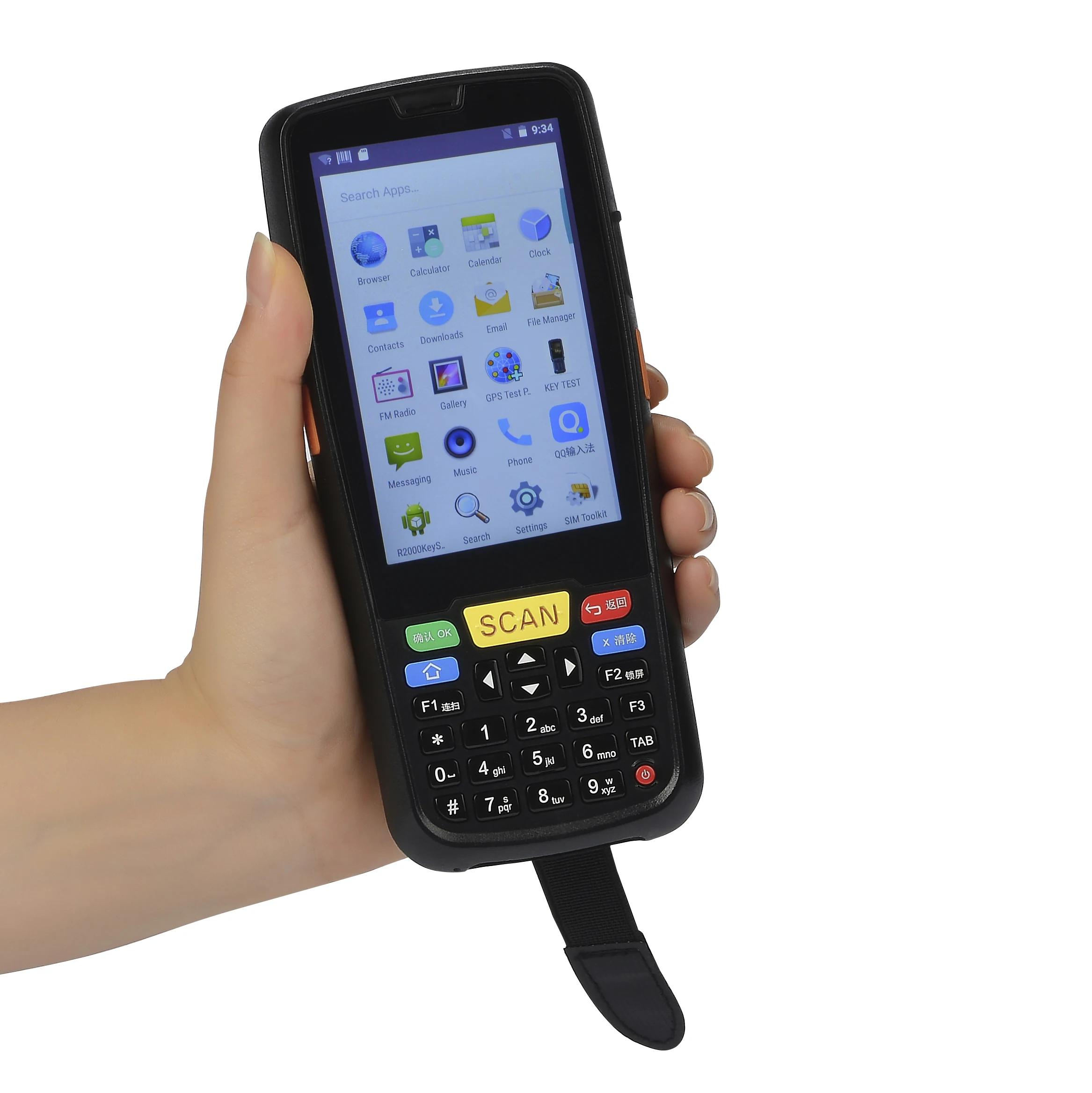 P6S портативный беспроводной Прочный Android 7 0 PDA 4G штрих-код/RFID/считыватель