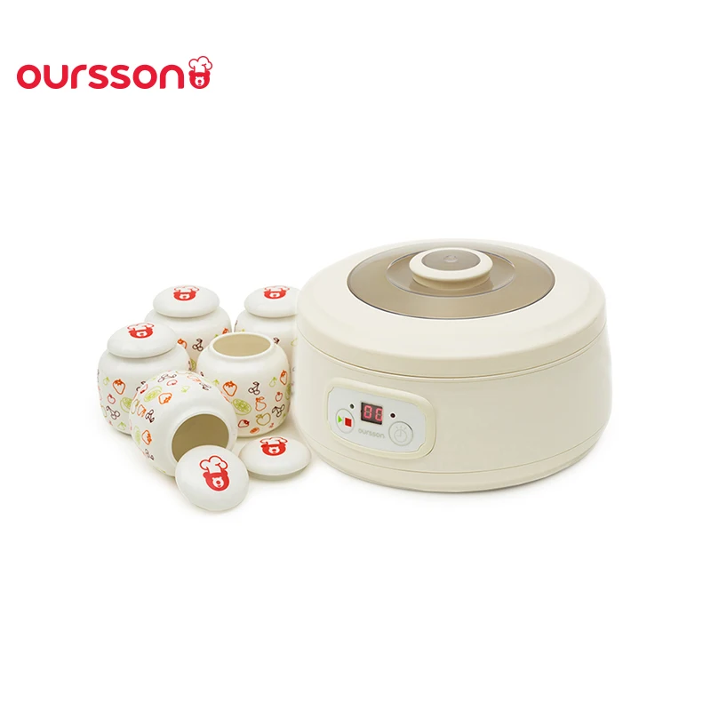 Йогуртница Oursson FE1502D 5 керамических баночек готовьте йогурт ряженку кефир творог