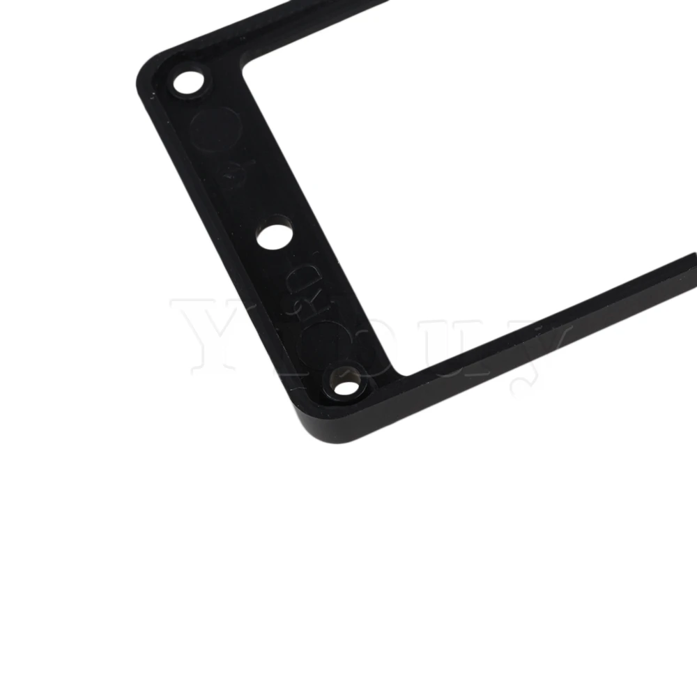 

Yibuy Black Plastic Curved Pickups Frame Mounting Ring for Guitar Set of 20