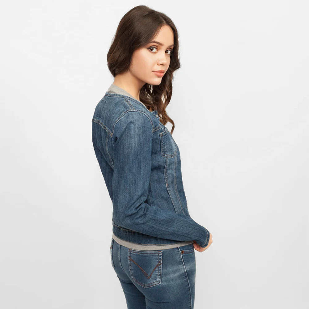 Джинсовый жакет для девушки Gloria Jeans GJC002713|jackets jeans for women|jacket jeanscoated women |