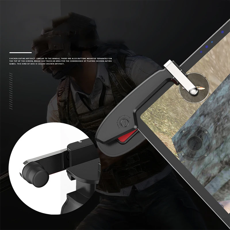 AKPAD PUBG игровой контроллер геймпад джойстик триггер Кнопка Бесплатный пожарный шутер геймпад для iPad планшета iPhone Android мобильного телефона
