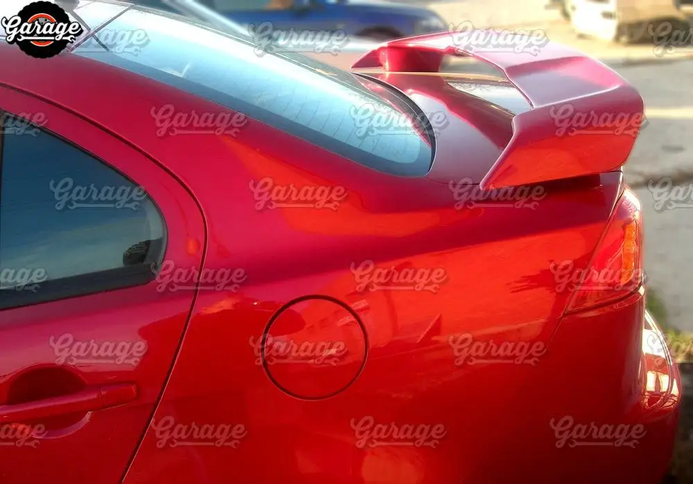 Классический задний спойлер для Mitsubishi Lancer 10 2007- на крышке багажника ABS пластик спортивный Стайлинг Тюнинг автомобиля аэродинамическое крыло