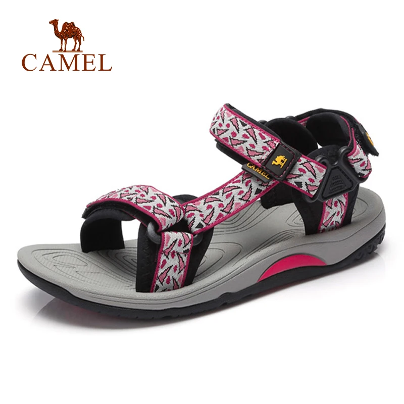 CAMEL/большие размеры; женские уличные сандалии; Летняя Пляжная Водонепроницаемая износостойкая Повседневная обувь; Вьетнамки; тапочки на плоской подошве