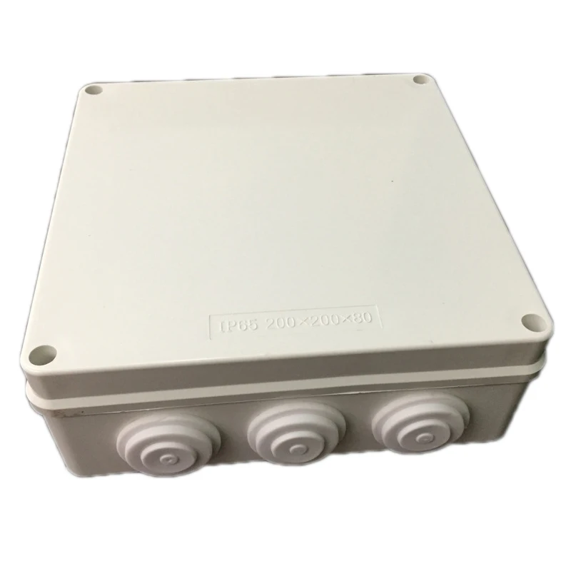 200*200*80 мм IP65 ABS Водонепроницаемая коробка стандартная распределительная