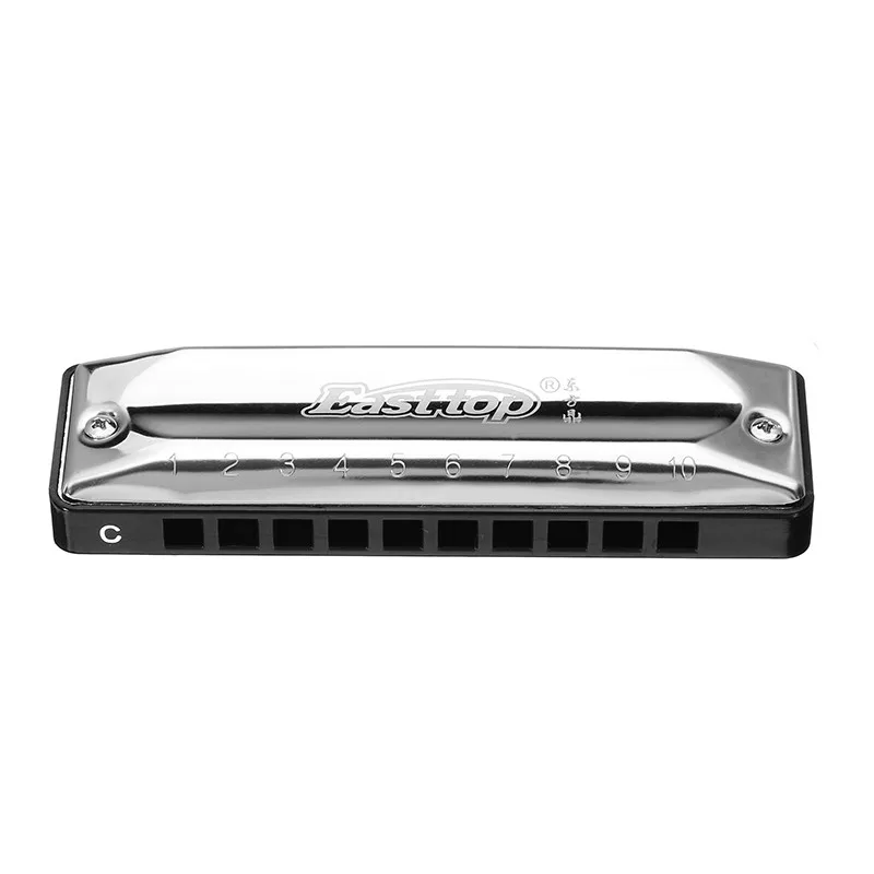Новое поступление EASTTOP T002 10 отверстий гармоника блюз диатоническая пластиковая