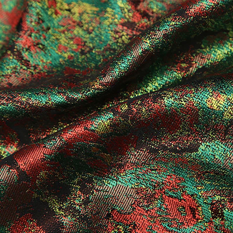 Высококачественная жаккардовая парча из химического волокна, яркий цвет, для юбки, платья, дивана, сумки, скатерти для стола 100x90 см