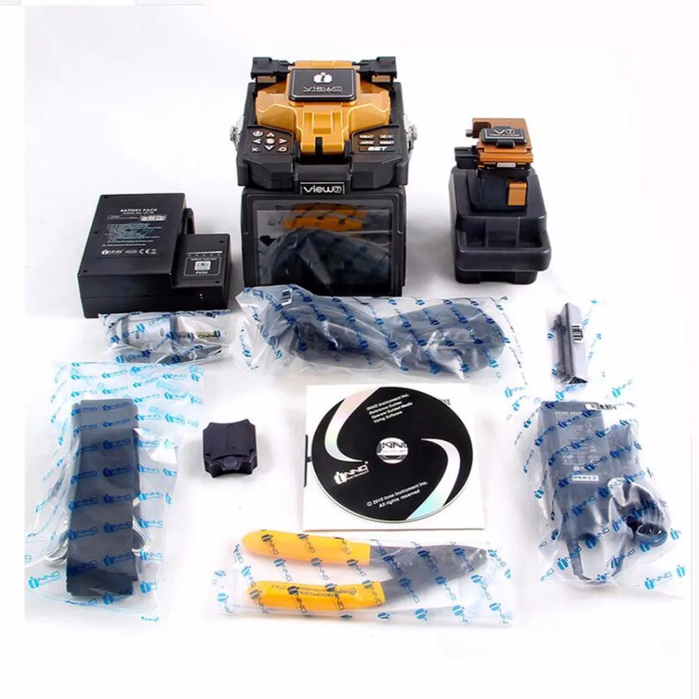 INNO VIEW 7 оптическая машина для соединения оптоволокна V7 fusion splicer fiber cable набор инструментов для сварки