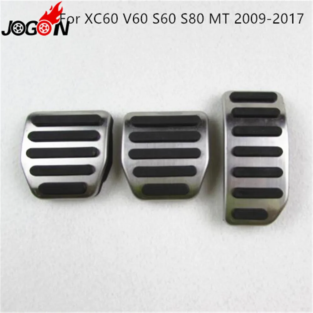 Для Volvo XC60 S60 V60 S80 XC90 S90 V90 XC40 V40 S40 C30 газовый топливный ускоритель сцепления педаль тормоза Накладка на MT