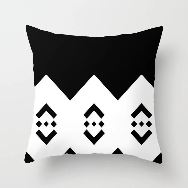 BLRISUP цифровая печать черный и белый цвет наволочка в скандинавском стиле
