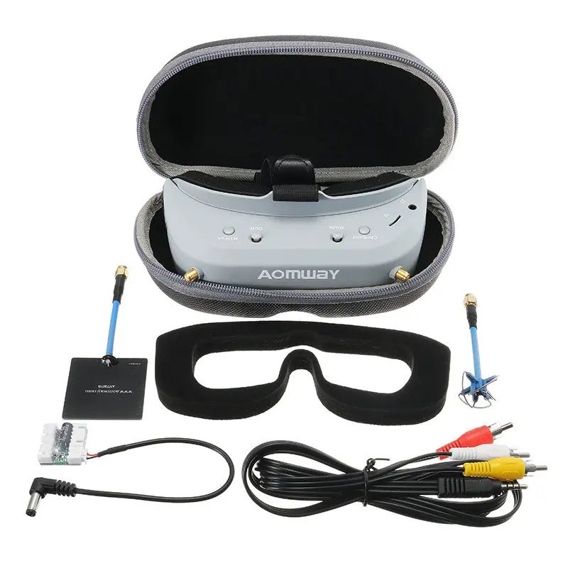 Aomway командир очки V1 2D 3D 40CH 5 8g FPV видео гарнитура с головой трекер Поддержка HD Порты