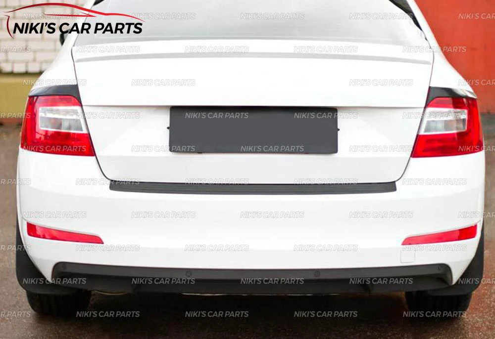 Брови на задних фонарях для Skoda Octavia A7 2013- ABS пластиковые реснички ресницы формовочные украшения автомобиля Стайлинг тюнинг