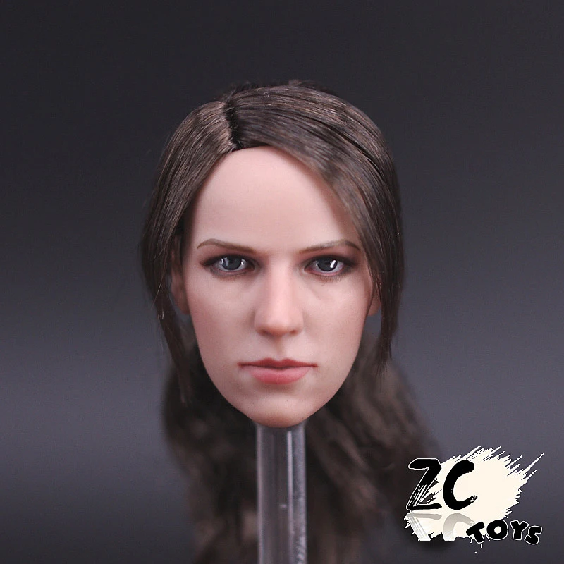 ZCtoys 1/6 весы аксессуары Снайпер Цзинцзин тихий длинные волосы версия головы