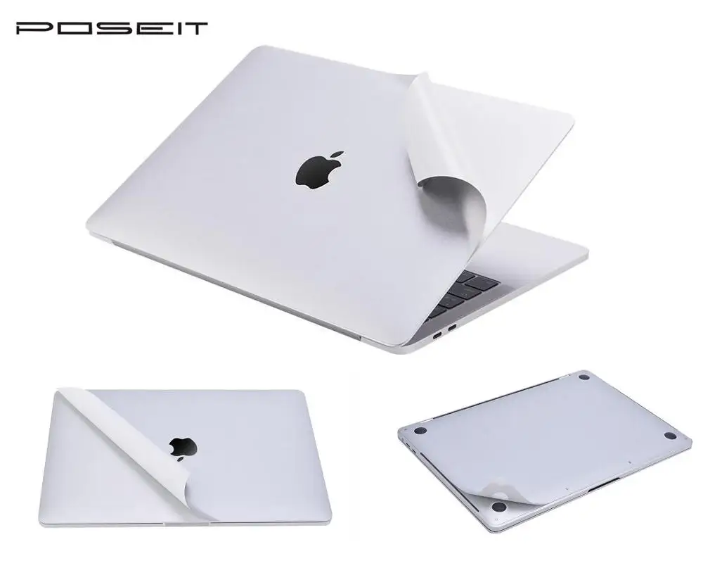 Полностью Серебряный Внешний защитный чехол для 2016 Новый Apple MacBook Touch bar 13 15