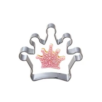 crown diamond cookie tools cake stencil kitchen cupcake decoration template mold cookie coffee stencil mold baking