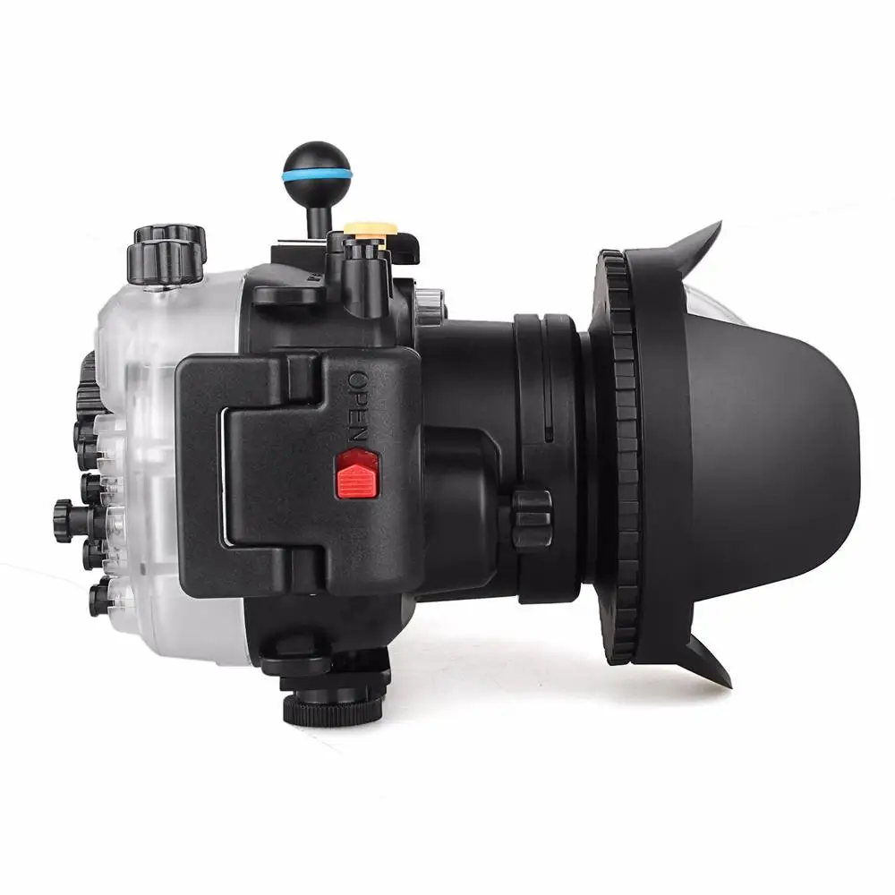 Водонепроницаемый корпус камеры Meikon 40 м/130 футов для Sony A6300 + алюминиевая ручка 67