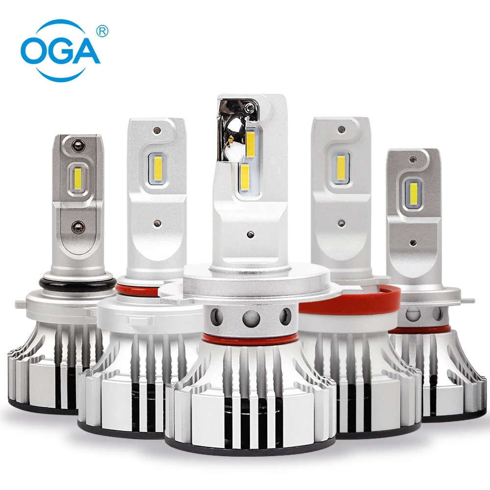 

OGA 2PCS F2 H4 Led H7 H11 9005 9006 Car Headlamp Auto Led Fog Lamp Car led headlight Bulbs 72W 12V LED Waterproof Smaller Size