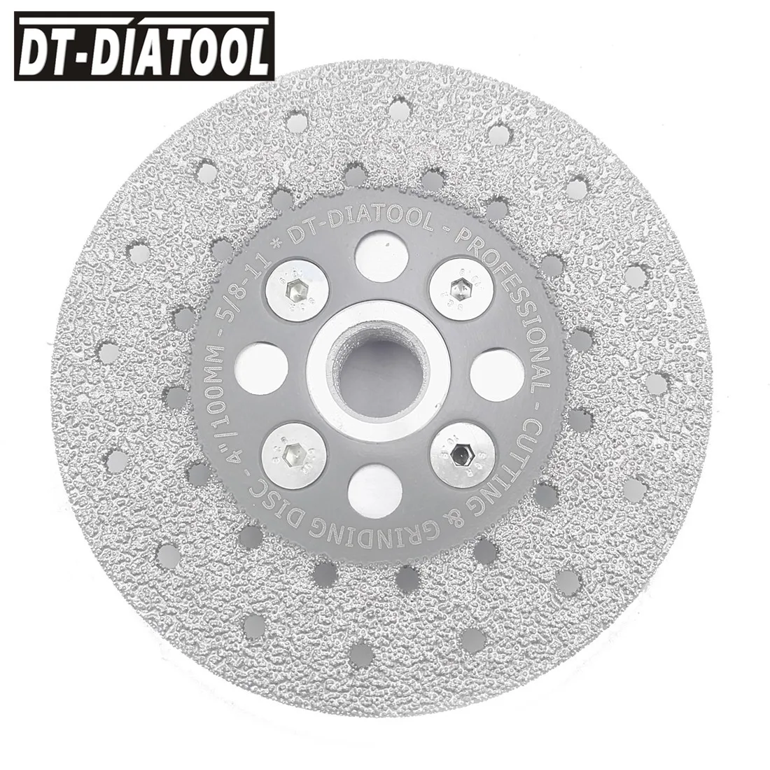 Двухсторонний Алмазный шлифовальный диск DT-DIATOOL 1 шт. с фланцем 5/8-11, лезвие пилы для мрамора, гранита и бетона от AliExpress WW