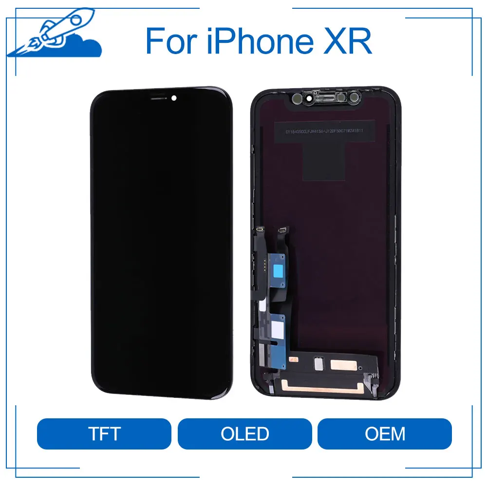 Elekworld полная передняя сборка для iPhone XR идеально OEM лучший Ori ЖК дисплей сенсорный