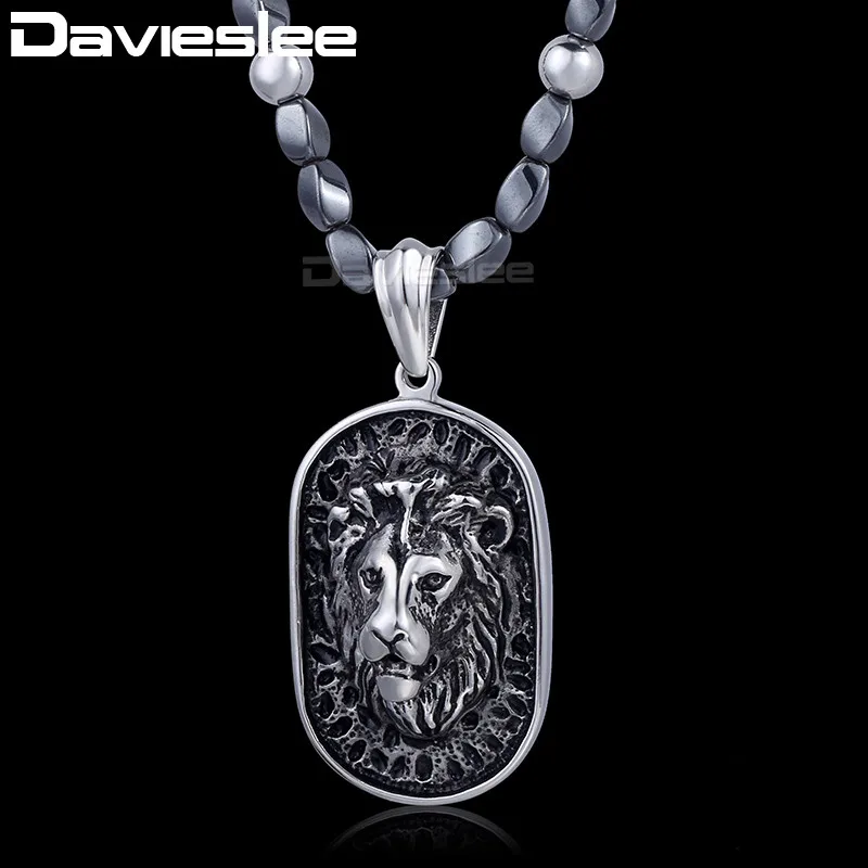 Цепочка с подвеской в виде льва из нержавеющей стали 316L 5 мм X 68 4 см|jewelry cement|jewelry