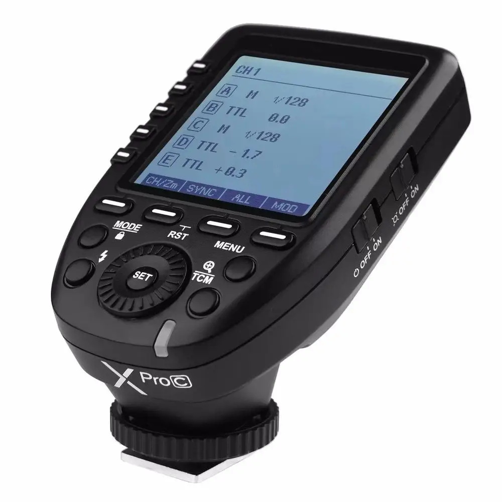 Беспроводной триггер вспышки Godox Xpro-C TTL 1/8000s HSS TTL-преобразователь-ручная функция