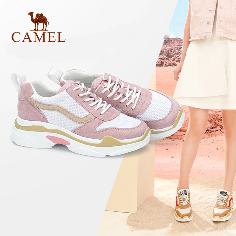 CAMEL/Новинка модная женская повседневная обувь для тенниса в Корейском стиле