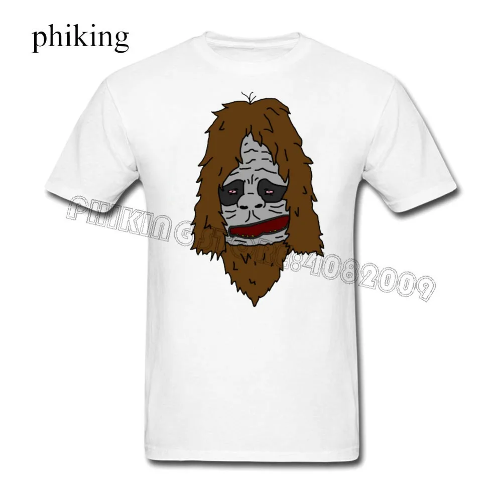 Summer The New Fashion For Sleeve Men's Print Crew Neck Sassy Sasquatch Colour Short-Sleeve Tee | Мужская одежда