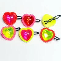 99 pc plastic heart gem hair clips girl kids vending bag pinata filler supply novelty birthday party favors gift toy wholesales