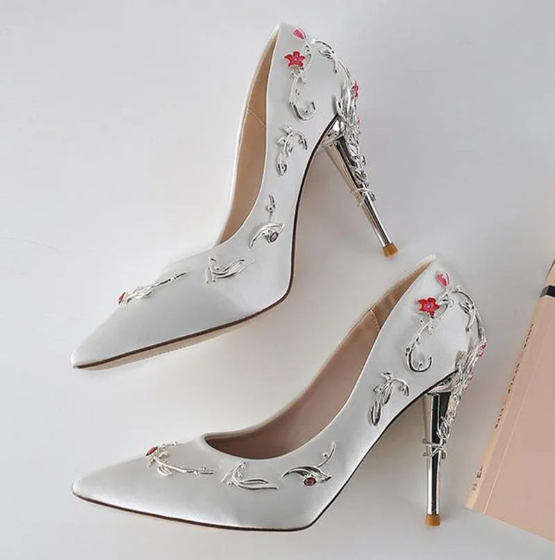 Новые туфли на высоком каблуке с острым носком женские пикантные лодочки