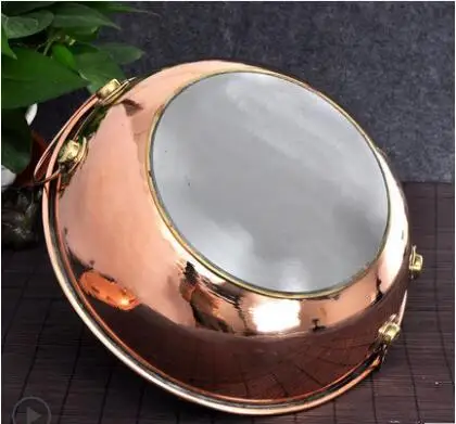 Электромагнитный бойлер ручной работы 32 см из чистой меди индукционная плита