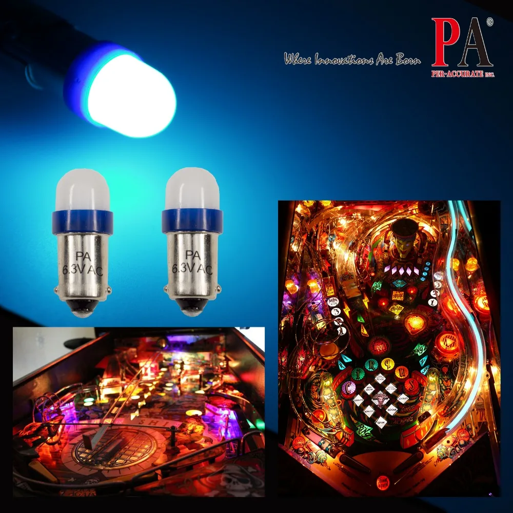 PA светодиодный 10 шт. x #1893 #44 #47 #1847 BA9S 2SMD 2835 Светодиодный светильник с шариком 8