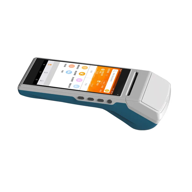 Android 5 дюймовый POS платежный терминал поддержка WIFI/GPS/SMS/сканер штрих кода с 58 мм