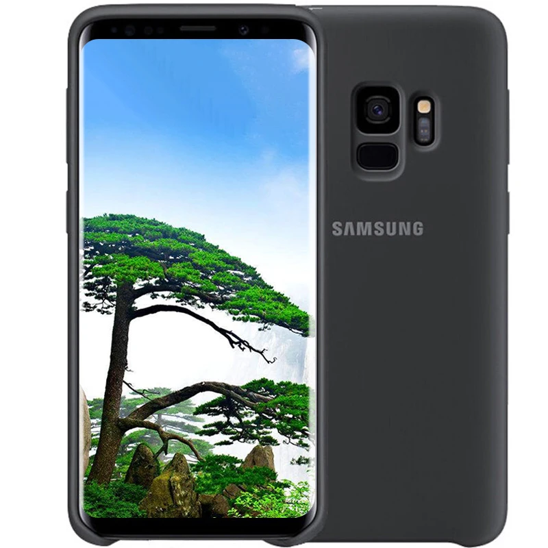 Силиконовый чехол S9 S 9 Plus для Samsung оригинальная облегающая задняя крышка 360