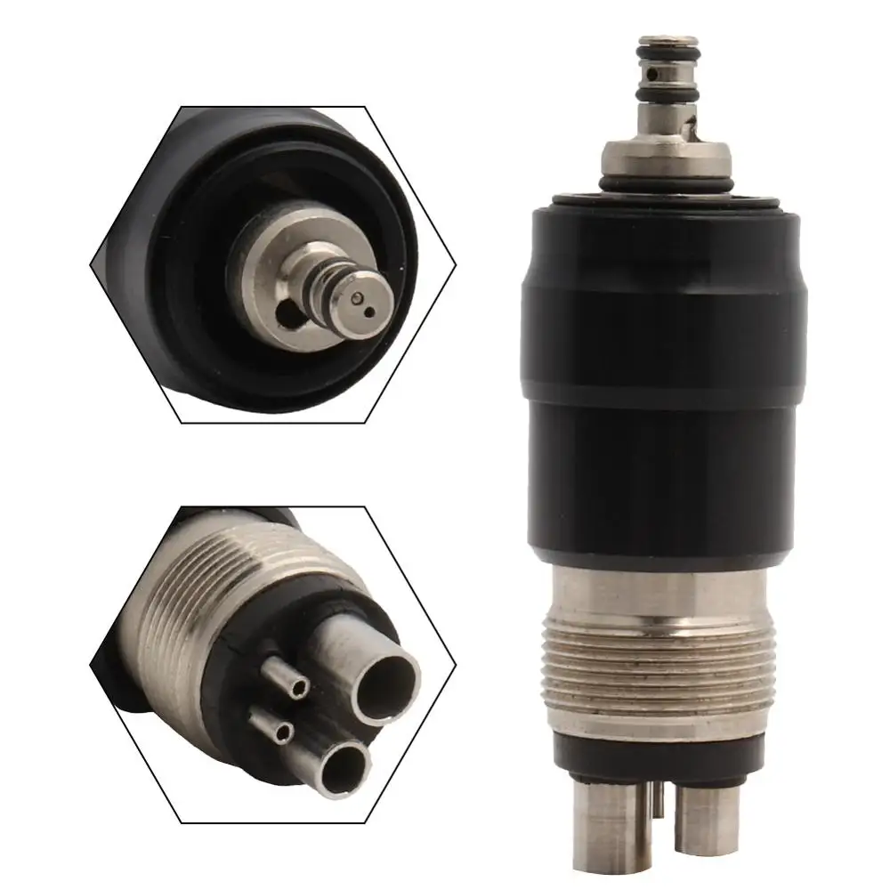 Адаптер/Соединитель с 4 отверстиями подходит для зубной высокоскоростной муфты