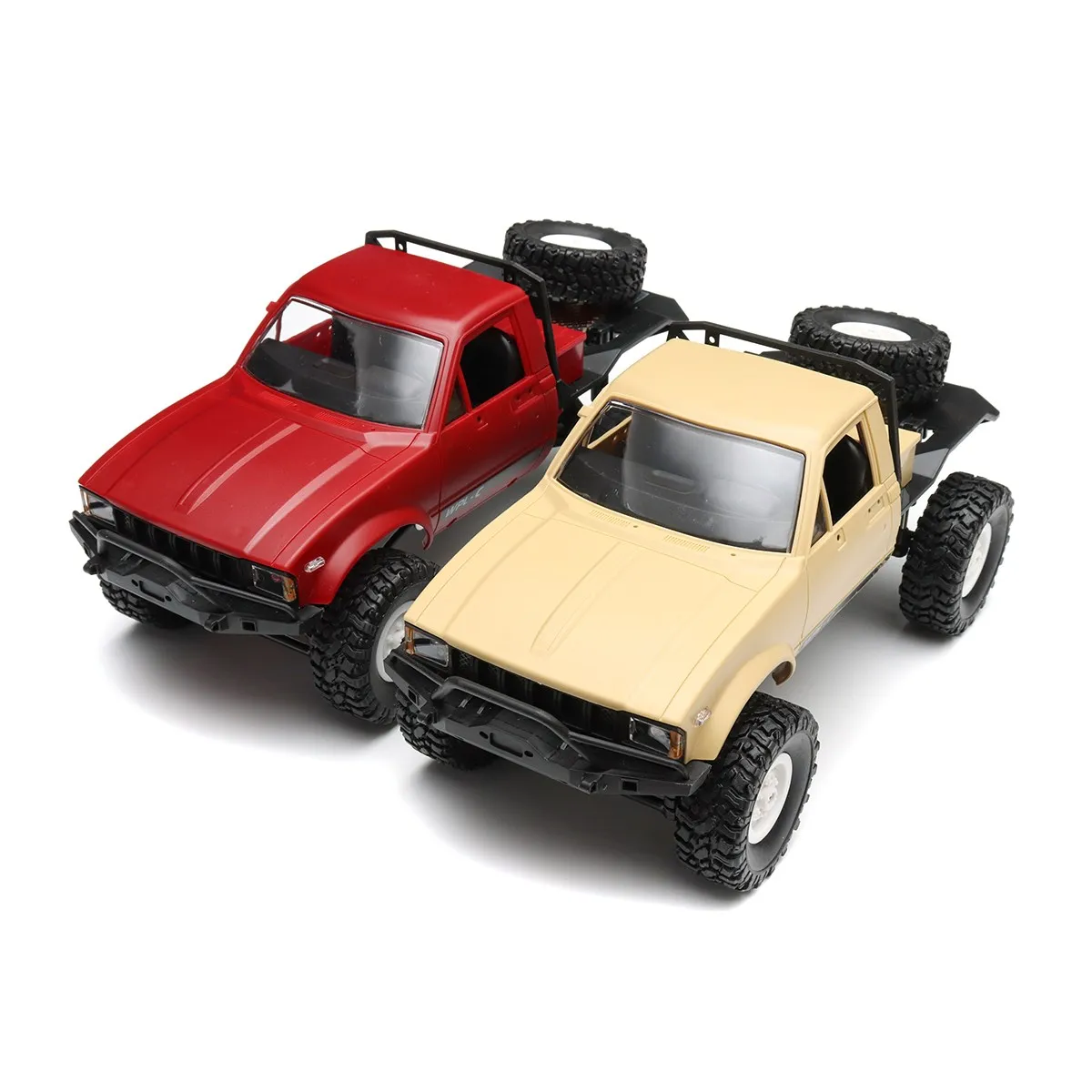 WPL C14 1/16 2 4G 4WD внедорожник RC военный автомобиль Рок Гусеничный грузовик с передним