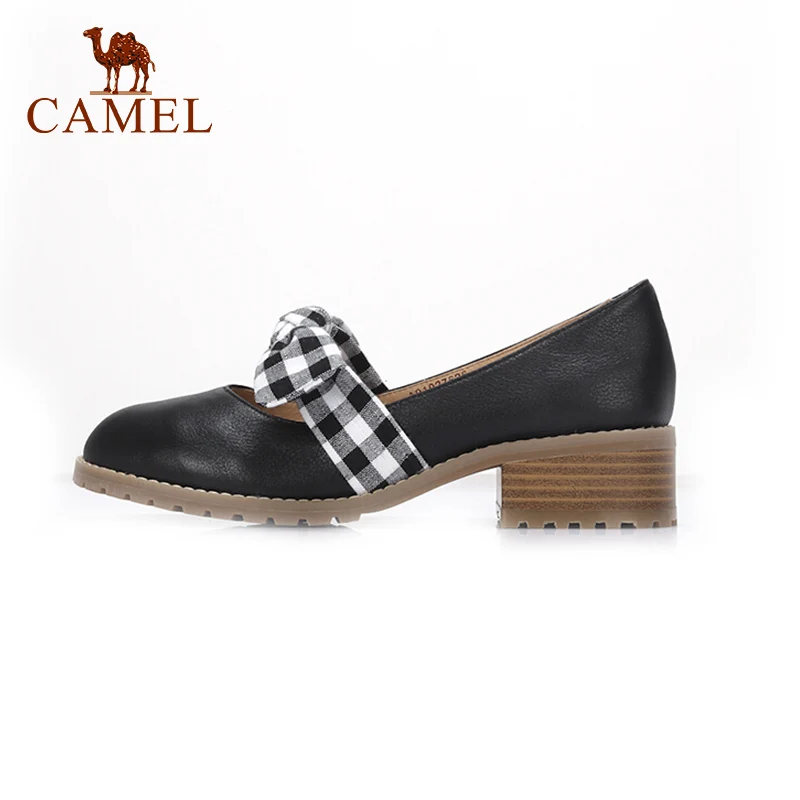 CAMEL/женские весенние новые повседневные тонкие туфли для женщин кожаные лодочки