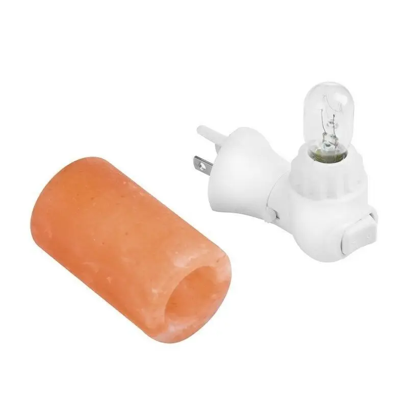 Rotatable Mini Himalayan Salt Night Light Cylinder Shape Wall Lamp Bedside Bedroom Home Decor Novelty Lighting | Лампы и освещение