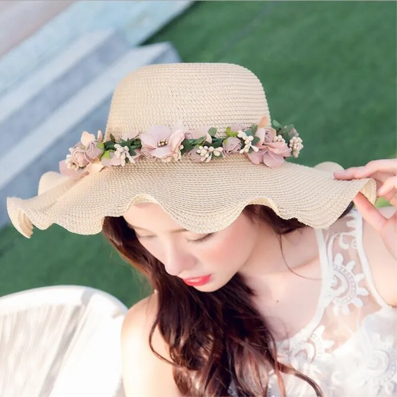 Seioum женская соломенная шляпа от солнца летняя пляжная бренд Sombrero солнцезащитный