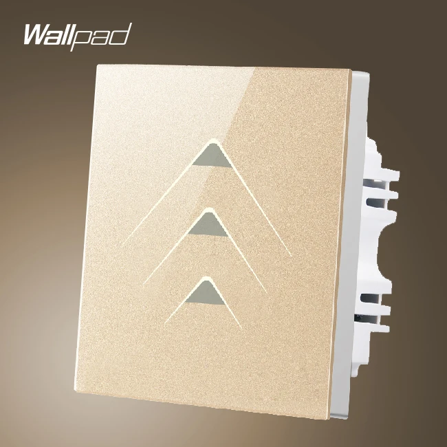 Лидер продаж стеклянный Электрический сенсорный светодиодный выключатель Wallpad