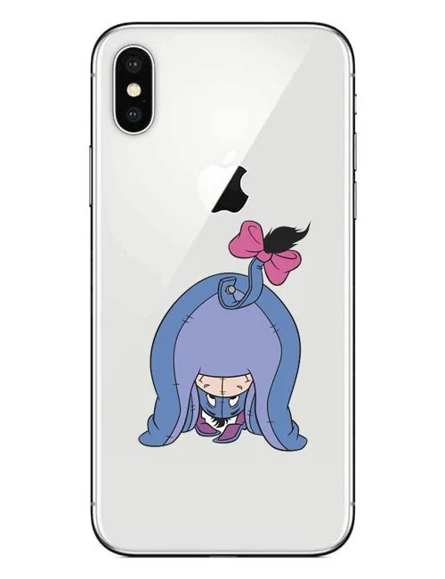 Новейший прозрачный мягкий чехол для iPhone X XS XR MAX 5s SE 6 6splus 7 7plus с изображением Винни