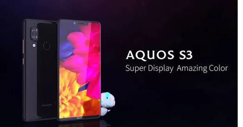 Смартфон SHARP S3 SHARP AQUOS S3 4 Гб+ 64 Гб 6,0 ''FHD+ Восьмиядерный процессор Snapdragon630 Android 8,0 12 МП 3200 мАч, мобильный телефон