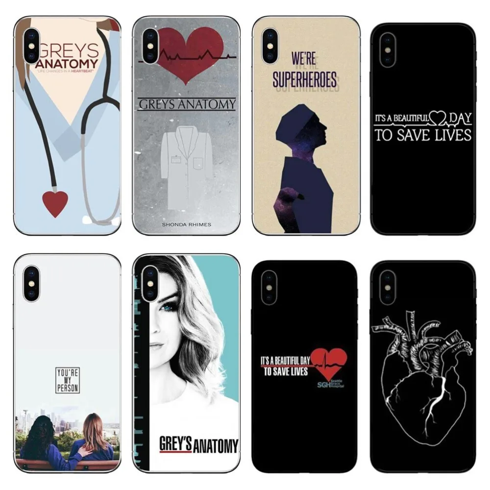 Чехол для iPhone 11 Pro MAX 5S 6S 7 8Plus X XR XS 12 Greys Anatomy TPU Мягкий силиконовый чехол | Мобильные