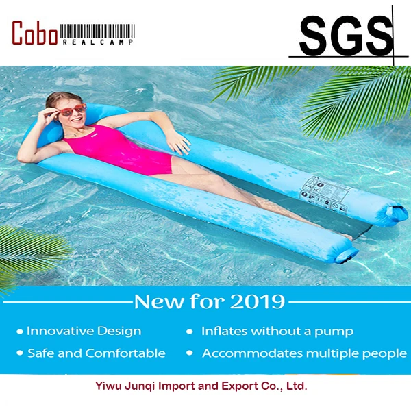 Надувной бассейн портативный плавающий шезлонг стул водный гамак пляжный
