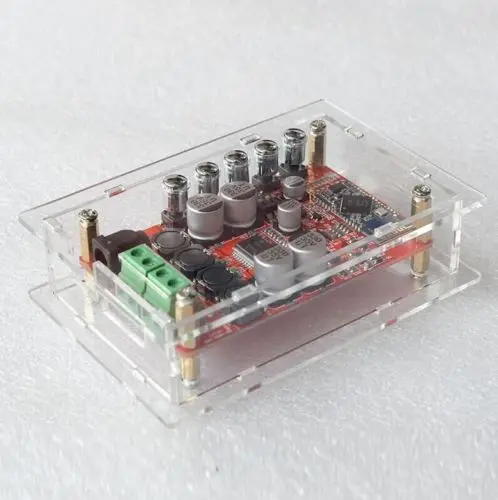 TDA7492P 50 Вт + Bluetooth 4 0 аудио приемник Цифровой усилитель доска акриловый чехол |