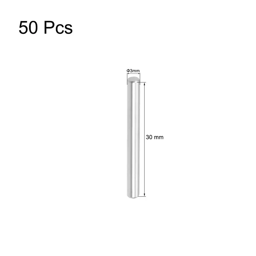 UXCELL 50 шт дюбель шпильки 3x30/3x32/3x35/4x20 мм 304 Нержавеющая сталь полка опорный штырь