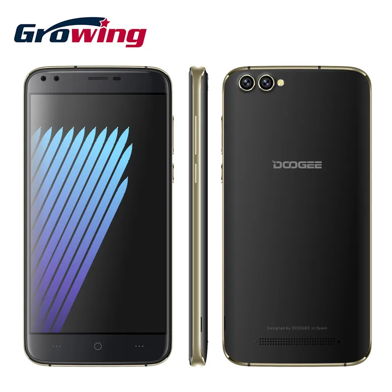 Doogee X30 MTK6580 4 ядра четырьмя камерами Смартфон Android 7.0 5.5 &quotHD 2 ГБ + 16 8MP двойной задней