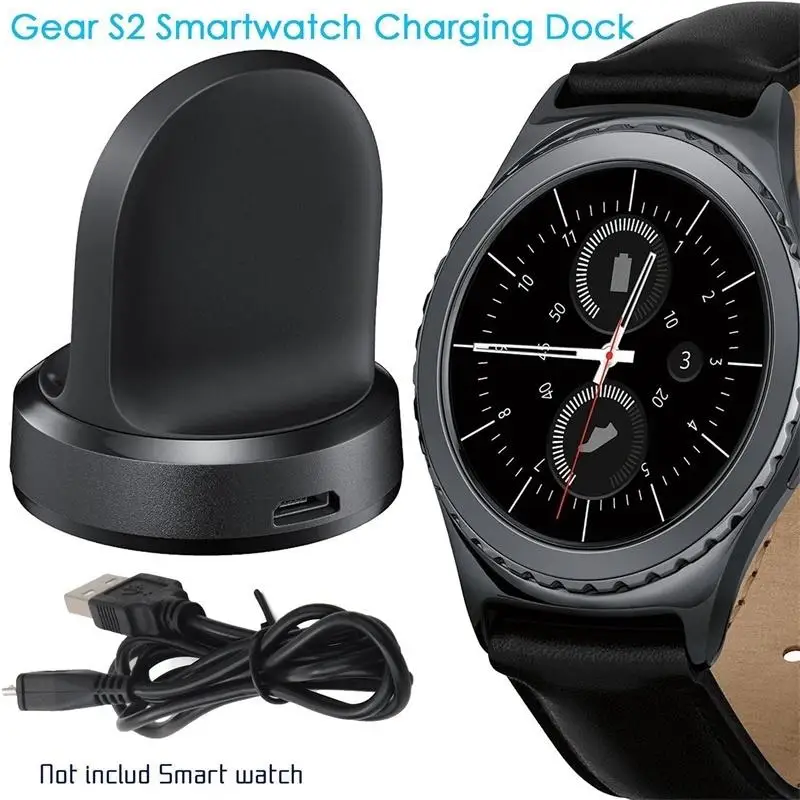 Смарт-часы SIKAI, Беспроводная зарядка для samsung gear S2, подставка-подставка, зарядное устройство, Зарядная база для Galaxy gear S3, Классический Frontier