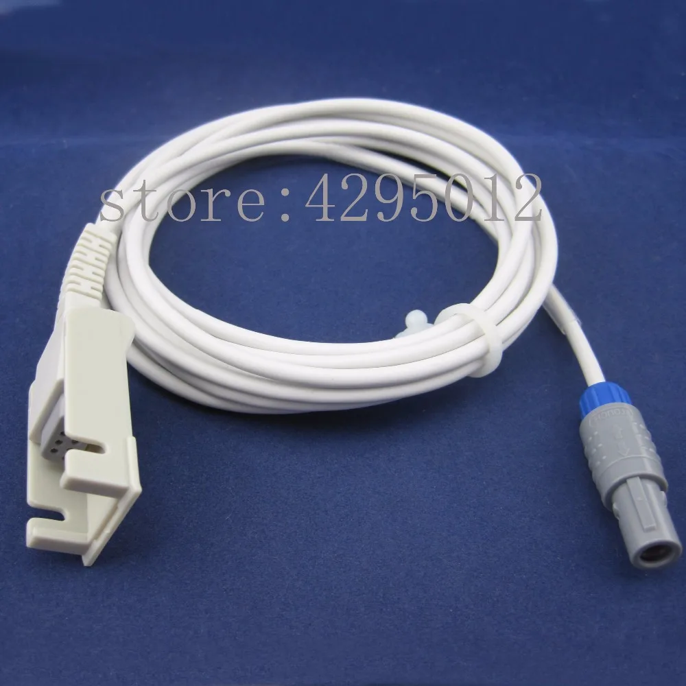 

BCI Spo2 Extension Cable, 2.4 Meter, TPU Jacket,Gold Plated Pins, Dual Shielding Structure Cable with Low Noise