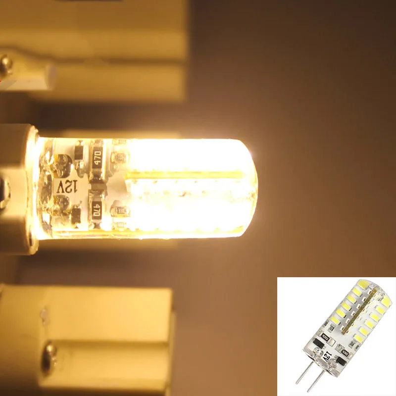 1 шт./лот 48 светодиодных ламп G4LED лампа AC/dc 12V 4W светодиодные лампы 3014SMD